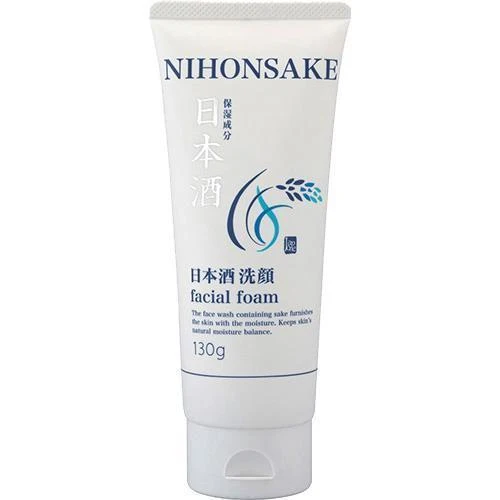 Beaua Japanese Sake Face Foam Cleanser Deep Cleansing Wash 130G