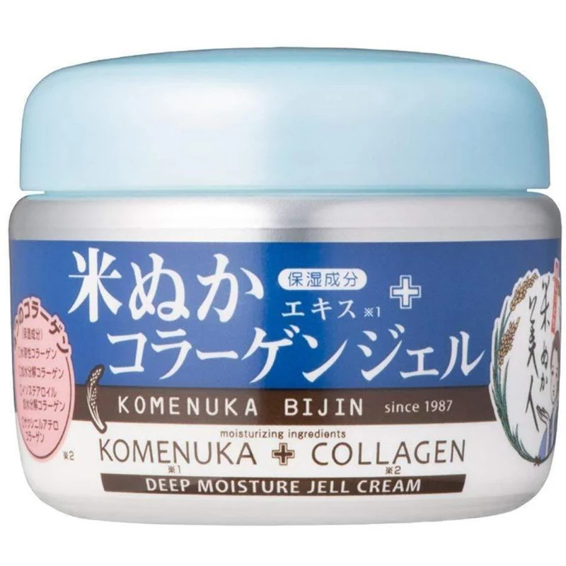 Deep Moisture Collagen Cream 100g by Nihonsakari Komenuka Bijin