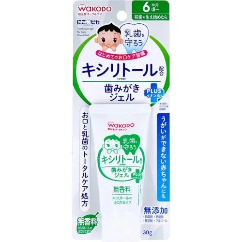 WAKODO NIKOPIKA Xylitol mixed gel toothpaste flavorless 30g