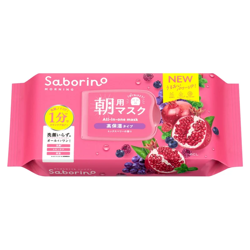 SABORINO Morning Face Mask Ripe Fruit High Moisturizing Type N 30sheet