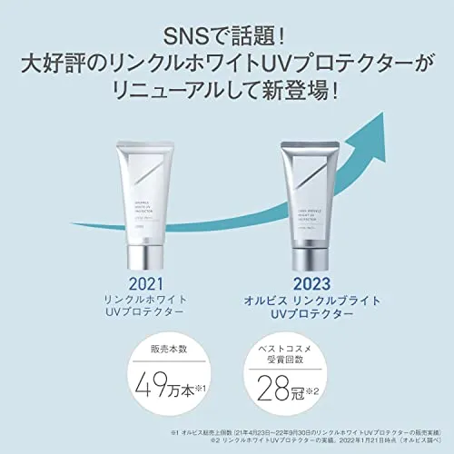 ORBIS Wrinkle Bright UV Protector SPF50+ PA++++ 50g