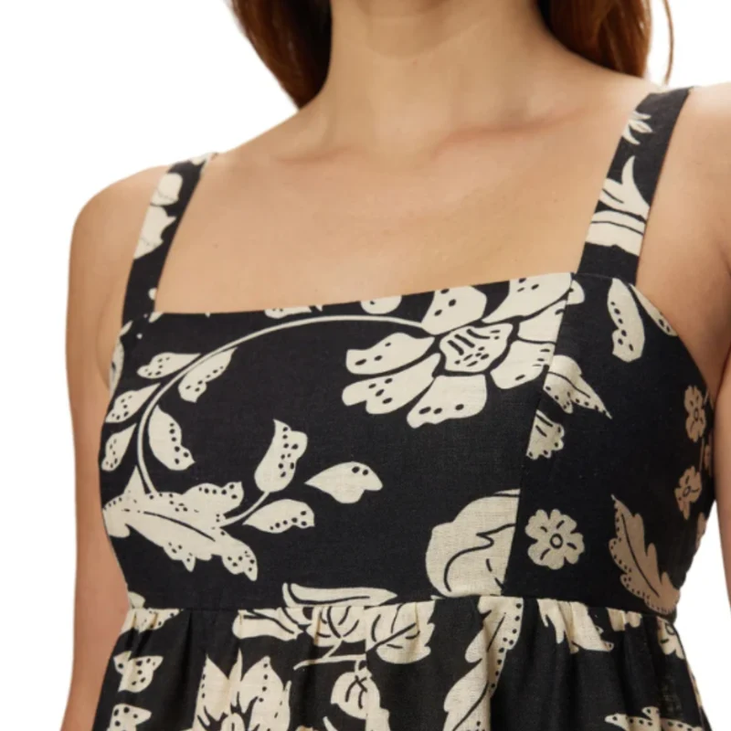 DALIA - Robe Courte en Lin pour Femme