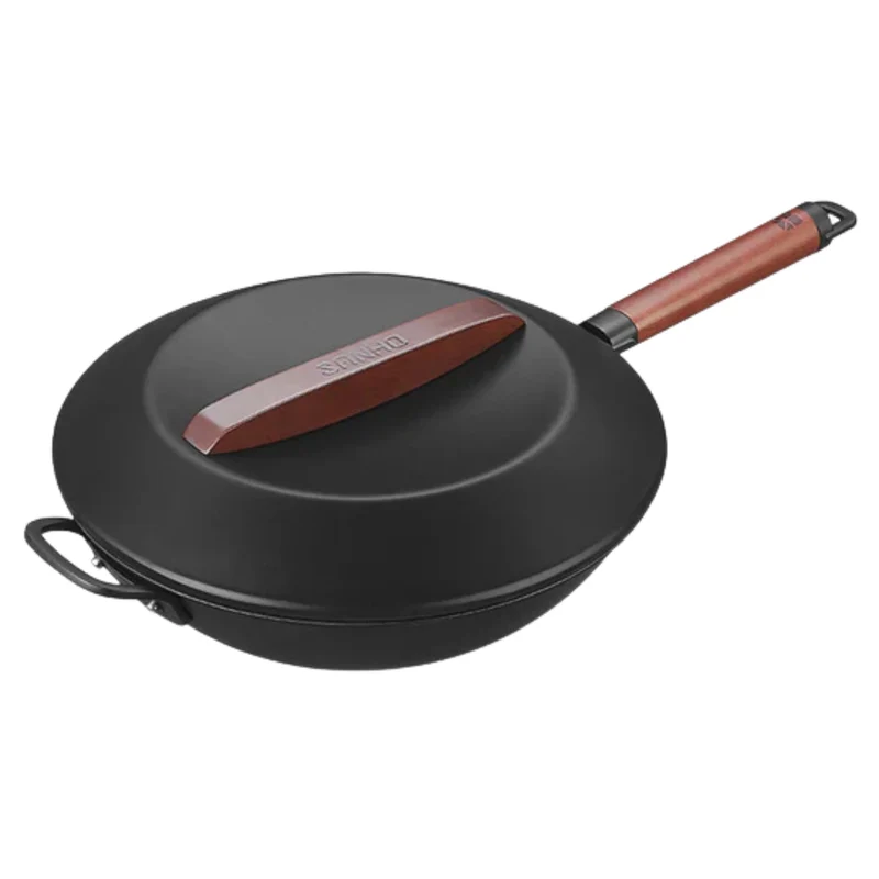 SANHO - Wok en Fer Antiadhésif