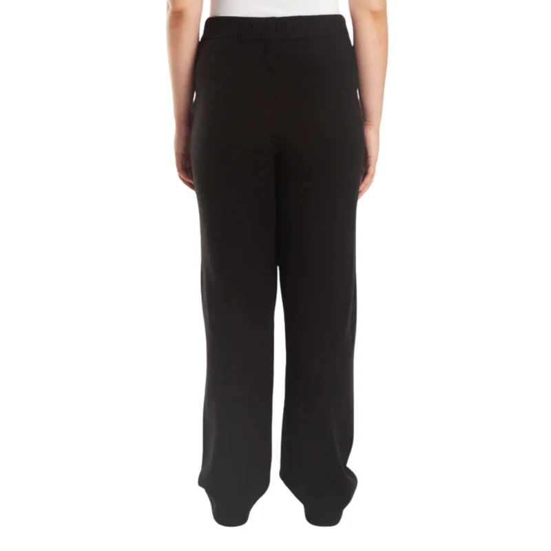 LAZYPANTS - Pantalon à Jambe Droite en Tricot pour Femme