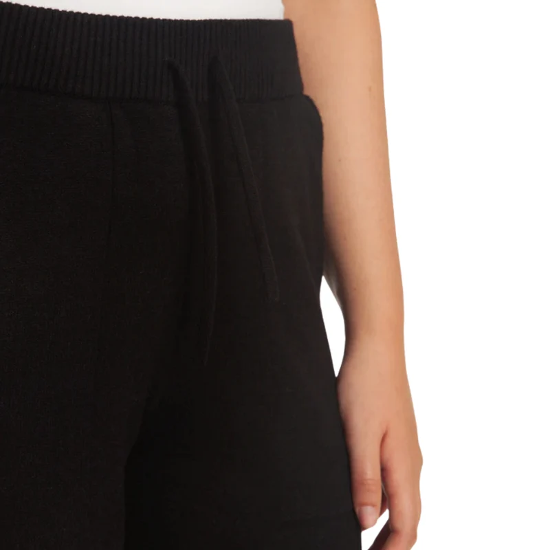 LAZYPANTS - Pantalon à Jambe Droite en Tricot pour Femme