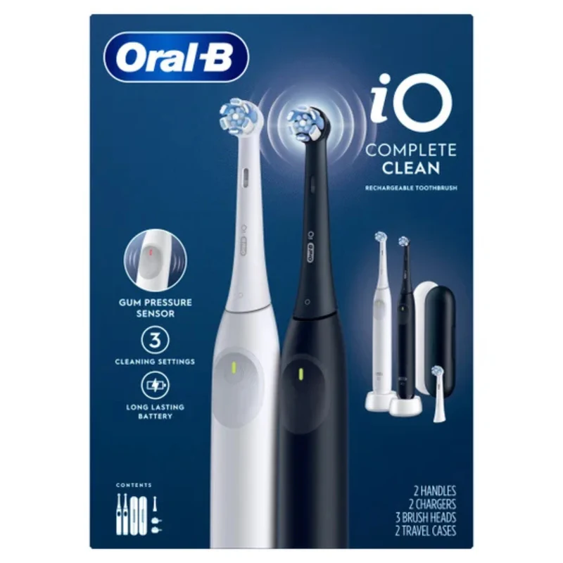 ORAL-B - Ensemble de 2 Brosses à Dents Rechargeable iO Complete Clean