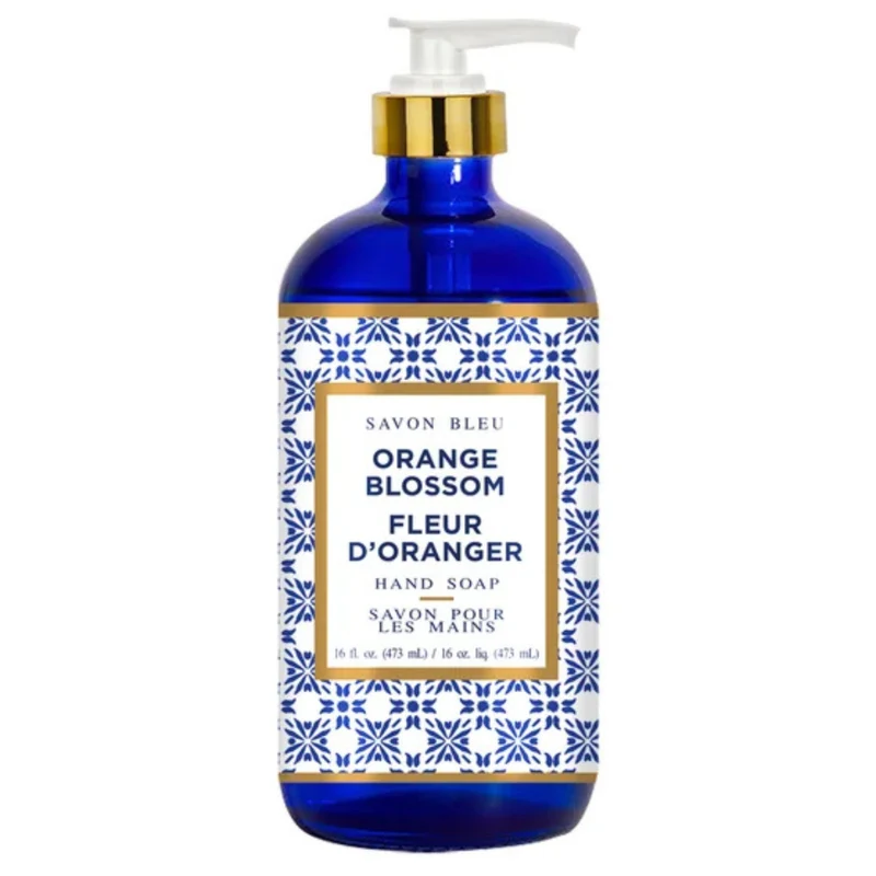 SAVON BLEU - Ensemble de 4 Bouteilles de Savons pour les Mains