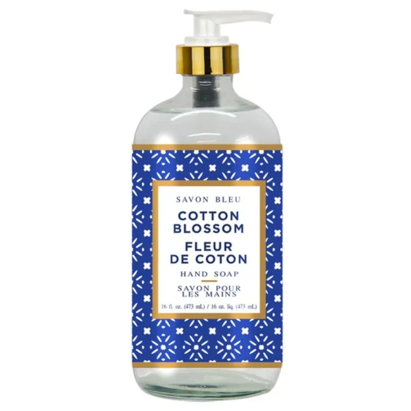 SAVON BLEU - Ensemble de 4 Bouteilles de Savons pour les Mains