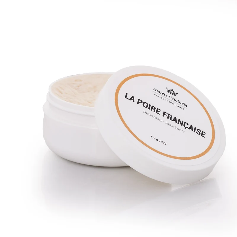 Henri et Victoria - Shaving Soap Vegan - La Poire Francaise