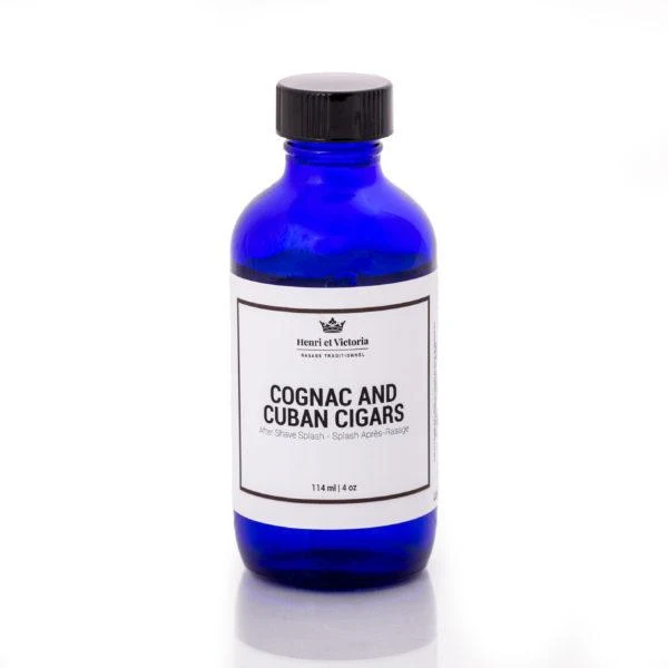 Henri et Victoria - Aftershave Splash - Cognac and cuban cigars, 114ml