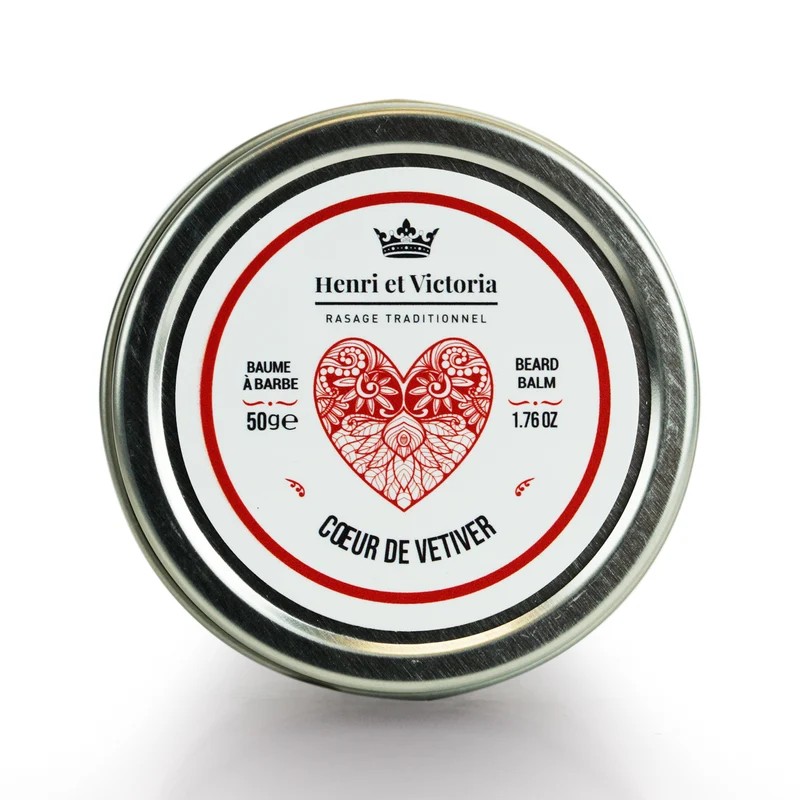 Henri et Victoria - Beard balm - Coeur de Vetiver, 1,8oz - 50g