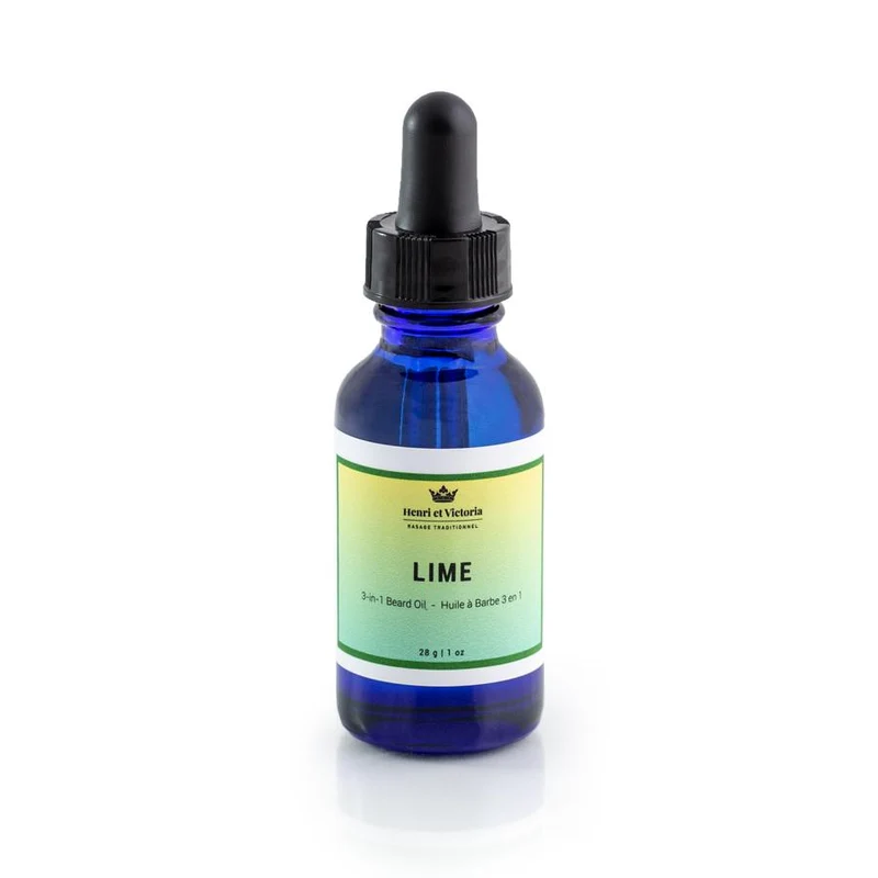 Henri et Victoria - Beard oil Preshave - Lime 28g