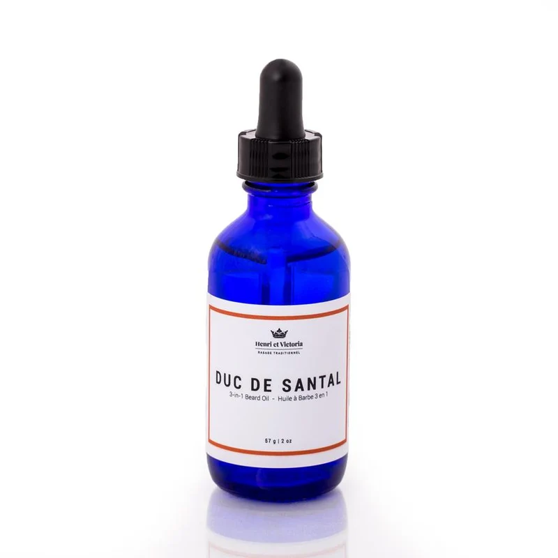 Henri et Victoria - Beard oil Preshave - Duc Santal 28g