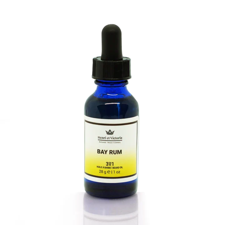 Henri et Victoria - Beard oil Preshave - Bay Rum 28g