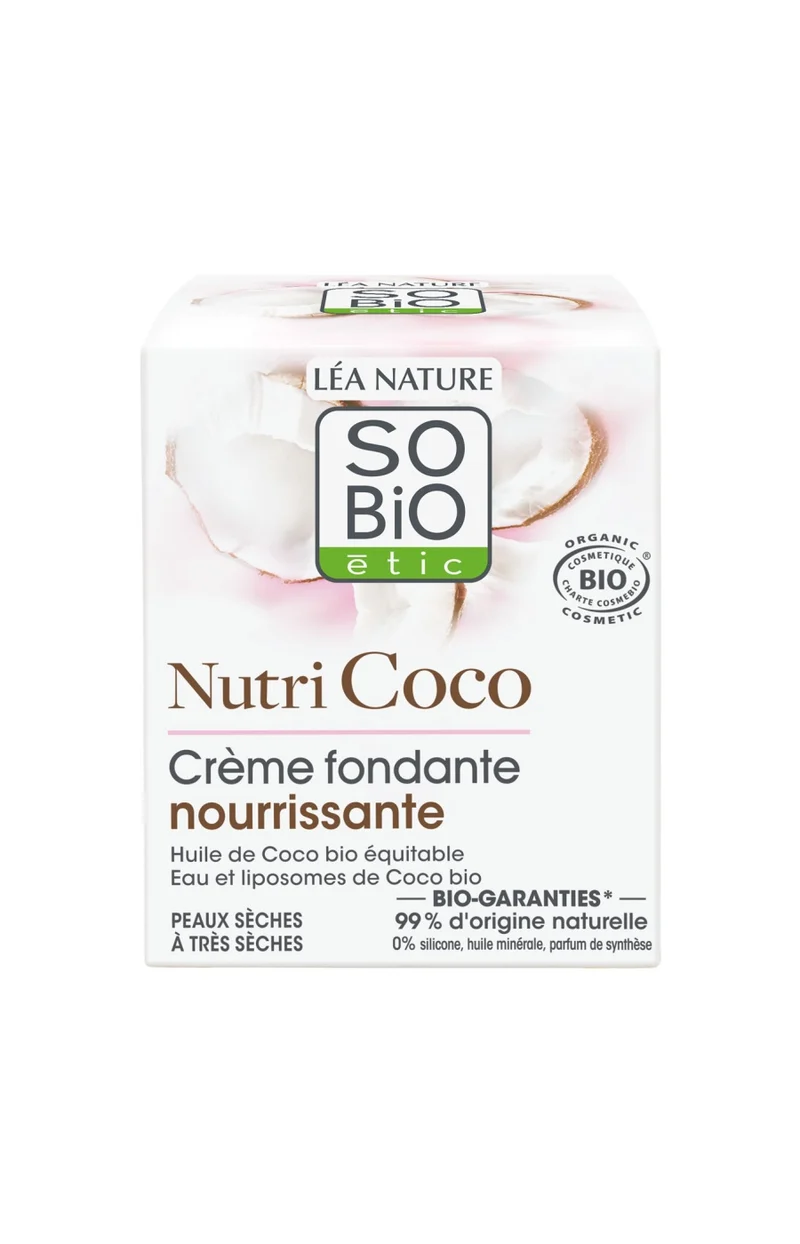 Crème fondante nourrissante - Nutri Coco - Peaux sèches à très sèches