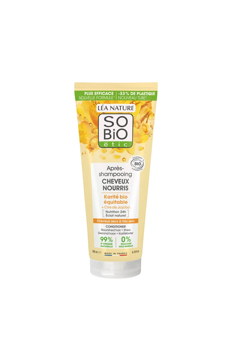 Après-shampoing nourrissant bio - Karité - Cheveux secs à très secs - 200 ml
