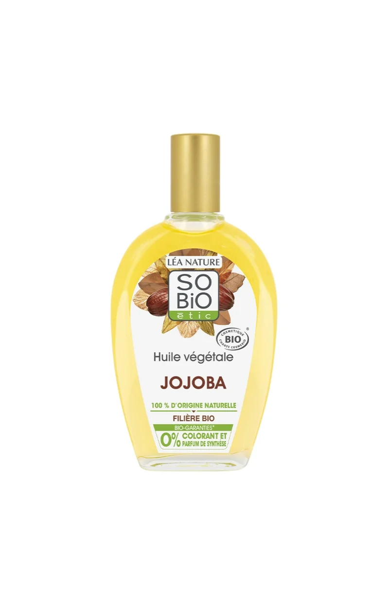 Huile végétale réparatrice bio - Jojoba - Visage & cheveux - 50 ml