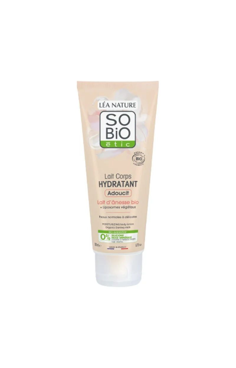 Lait corps hydratant & adoucissant bio - Lait d'ânesse - 200 ml