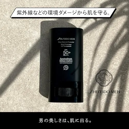 SHISEIDO MEN Clear Stick UV Protector Sunscreen Citrus Woody 20g