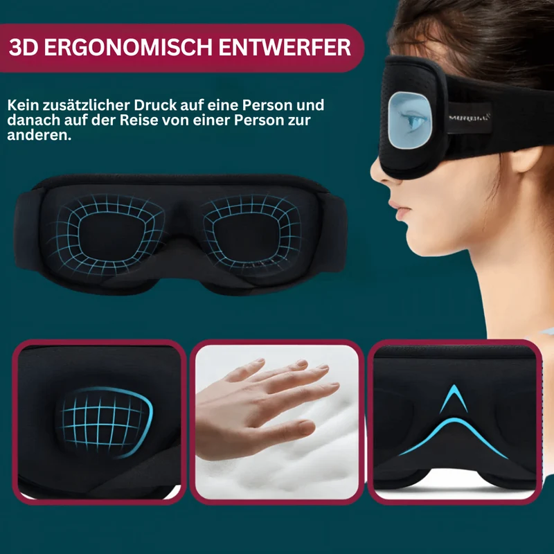 Maschera da Sonno Ergonomica - CloudDreamer