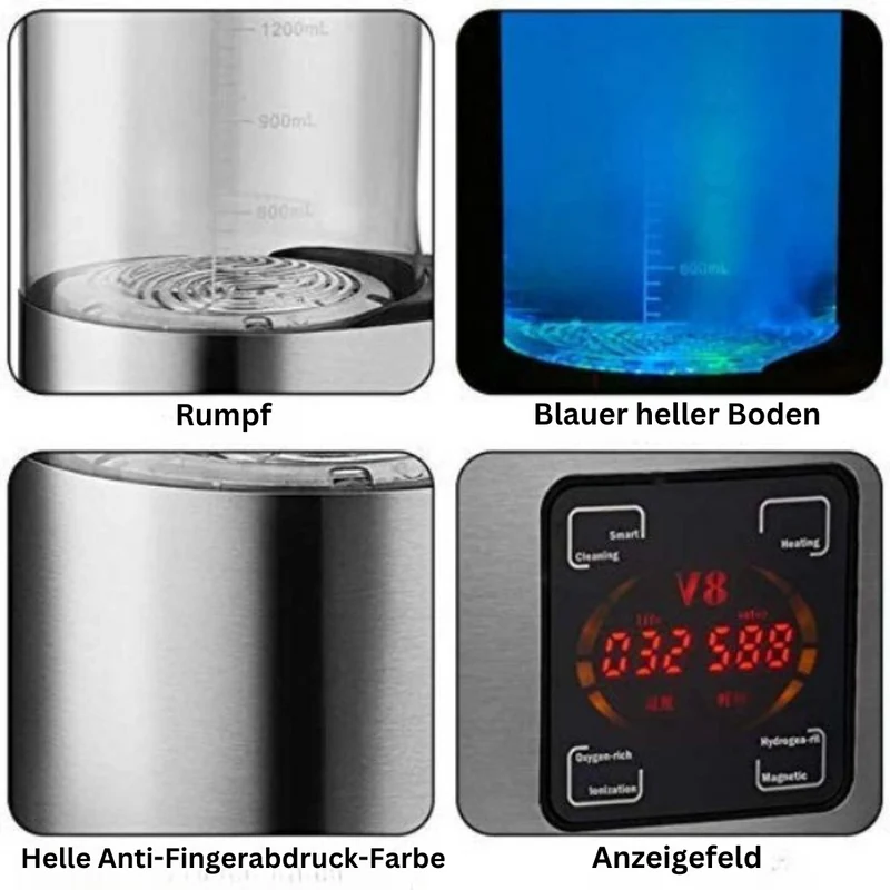 Purificatore d'Acqua Elettrico con Opzione Idrogeno e Alcalino - PureFlow