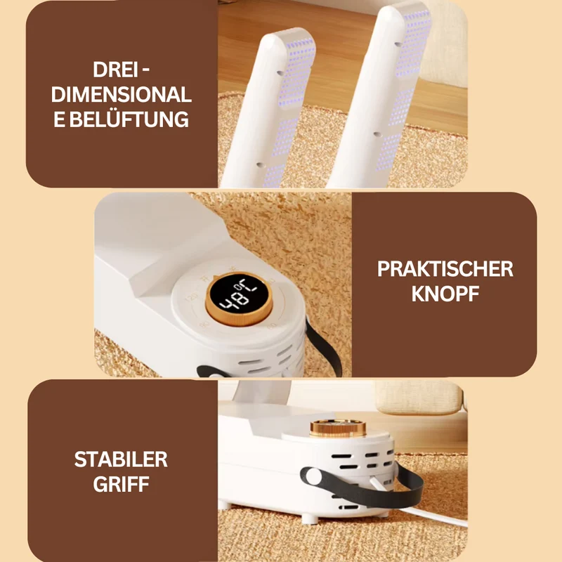 Asciugatore Elettrico per Scarpe - DryAir Pro