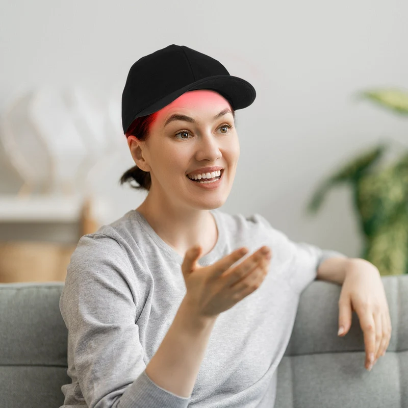 Cappello per Terapia a Luce Rossa Infrarossa - HairGlow Pro