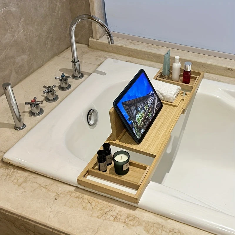 Vassoio da Bagno in Bambù di Lusso – ZenBath