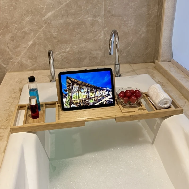 Vassoio da Bagno in Bambù di Lusso – ZenBath