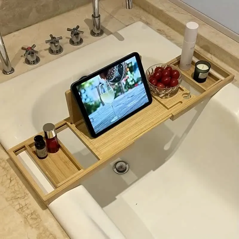 Vassoio da Bagno in Bambù di Lusso – ZenBath