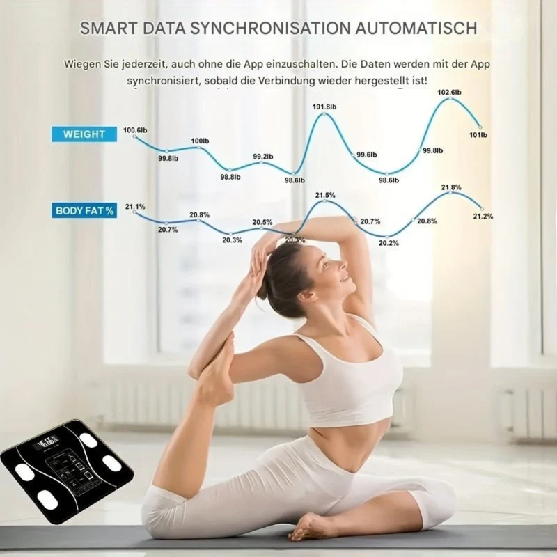 Bilancia Intelligente con Analisi Corporea - FitScale