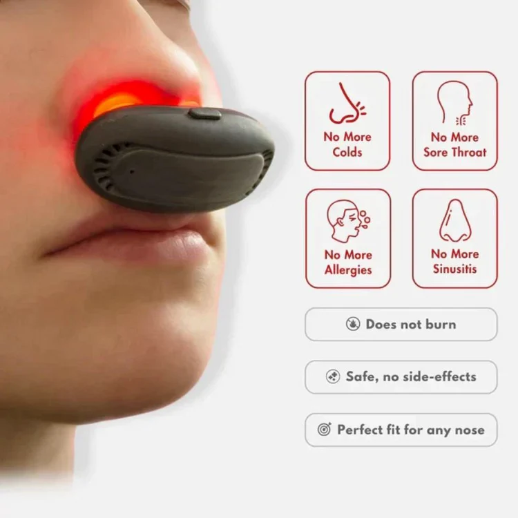Dispositivo Nasale Antiallergico a Infrarossi – ClearBreathe