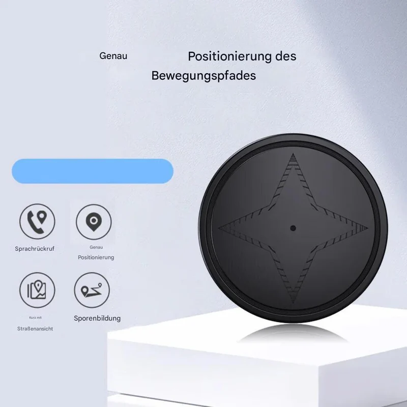 Tracker GPS Magnetico Compatto – Tracciamento in Tempo Reale per Veicoli, Animali Domestici e Oggetti di Valore – Ricaricabile via USB