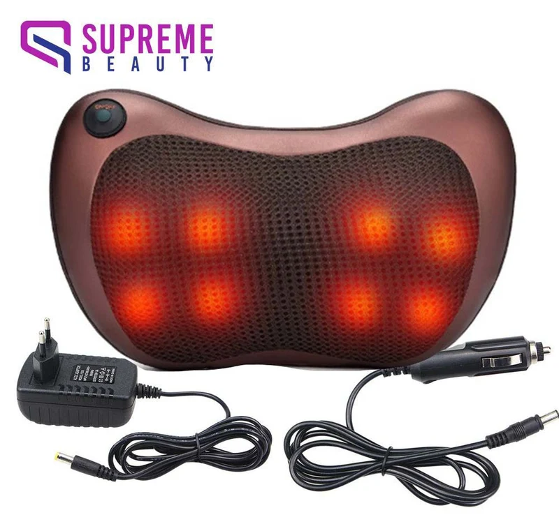 Cuscino Massaggiante Portatile con Massaggio Shiatsu Profondo – ThermoRelax Pro