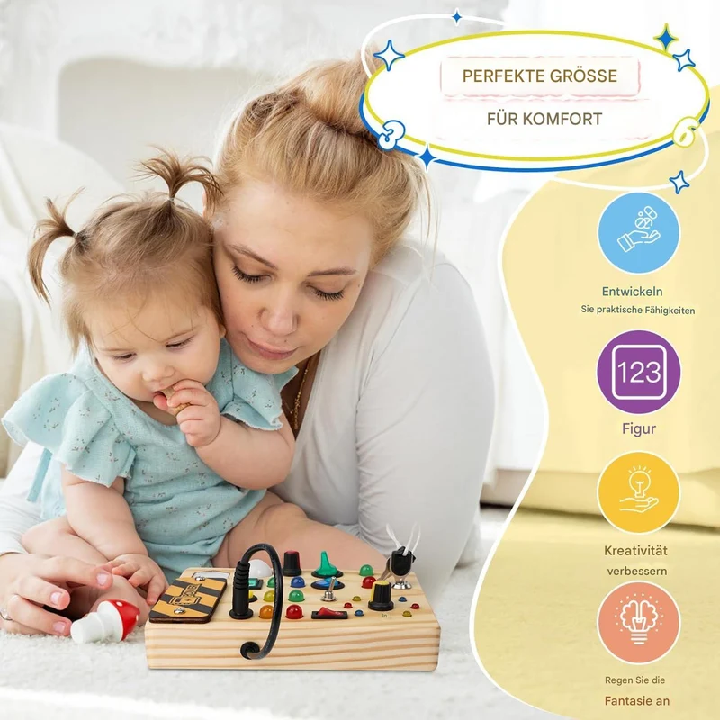 Tavola Montessori Interattiva per Bambini - BrightStart