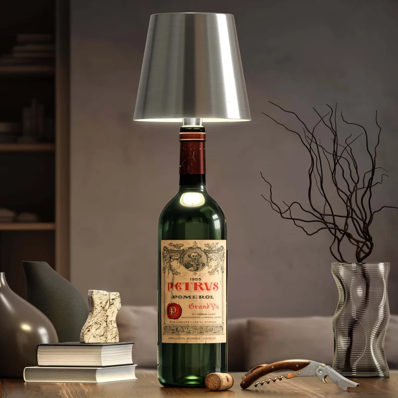 Lampada a LED Ricaricabile per Bottiglie – LumoBottle