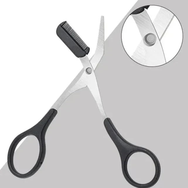 Forbici per sopracciglia con pettine – TrimLuxe