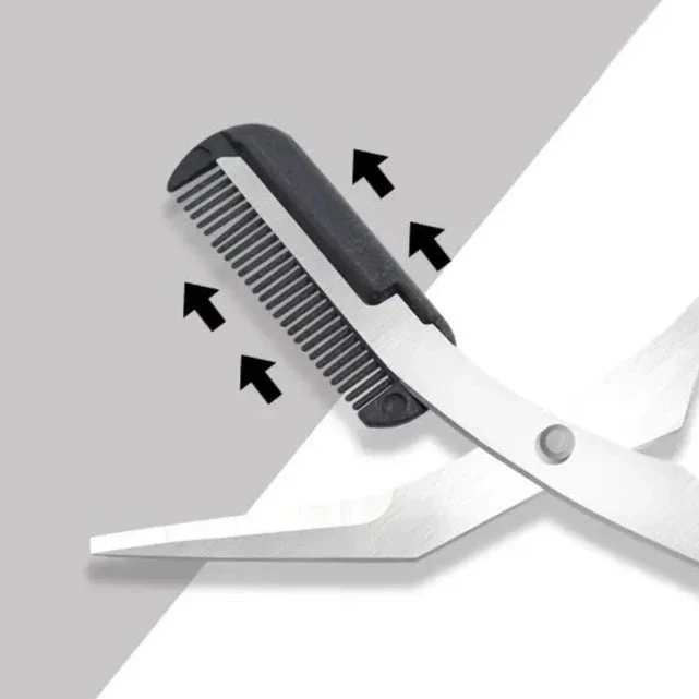 Forbici per sopracciglia con pettine – TrimLuxe