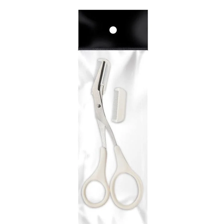 Forbici per sopracciglia con pettine – TrimLuxe