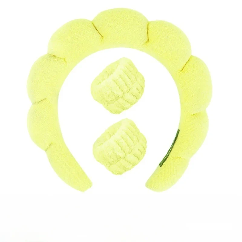 Set di Fascia per Capelli e Polsini in Pile - Fluffiea