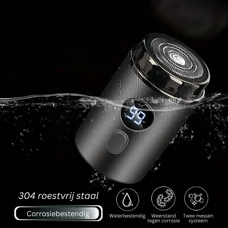 PureShave TurboGlide | Rasoio Elettrico Compatto con Ricarica Veloce e Precisione Senza Dolore