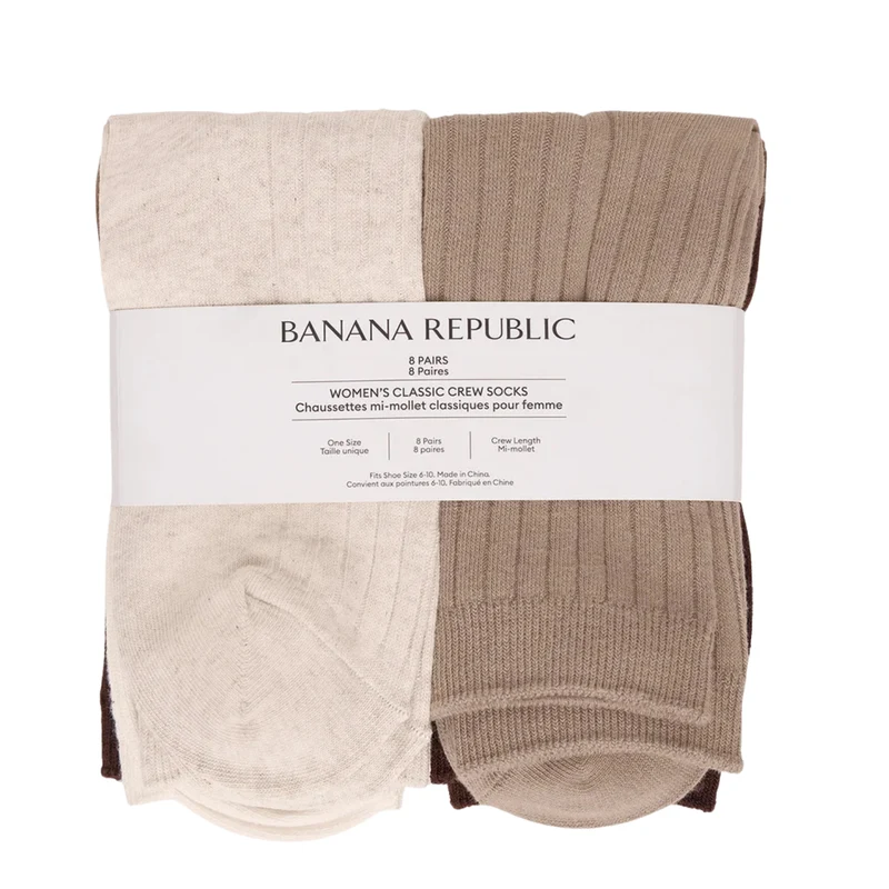 BANANA REPUBLIC - 8 Paires de Chaussettes pour Femme