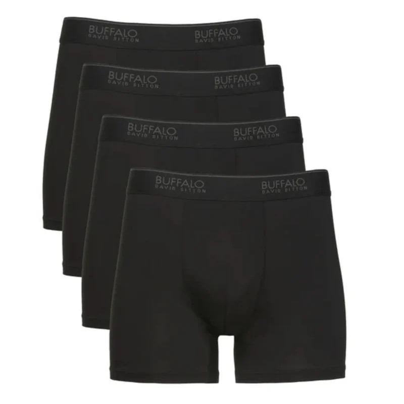 BUFFALO - Ensemble de 4 Boxers Ajustés pour Homme