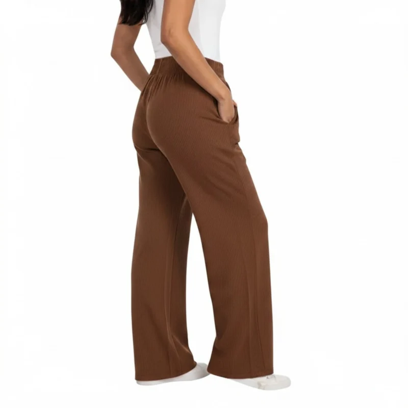 SPYDER - Pantalon Côtelé à Jambes Larges pour Femme