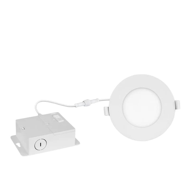 LUMINUS ELITE - Paquet de 8 Panneaux à DEL avec Boite de Jonction Détachée 10 cm