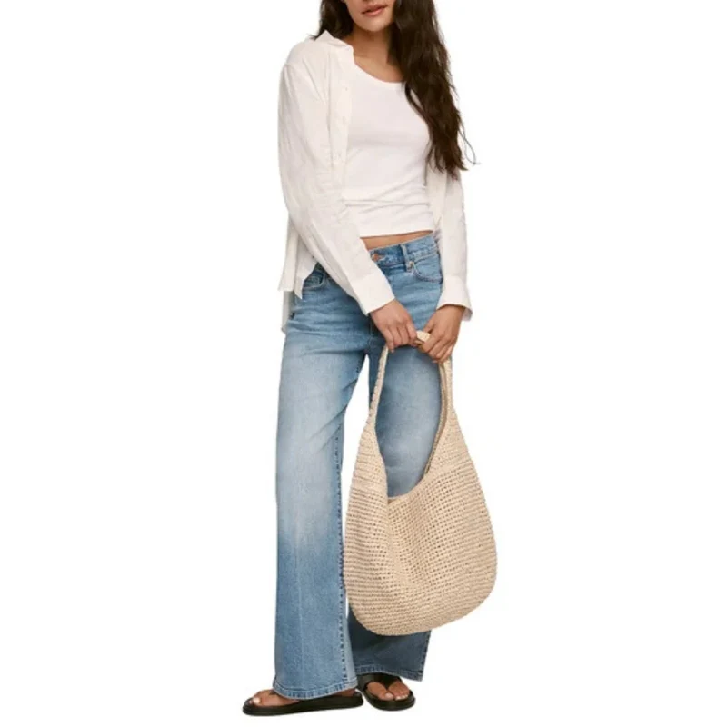 BANANA REPUBLIC - Sac Fourre-Tout en Raphia