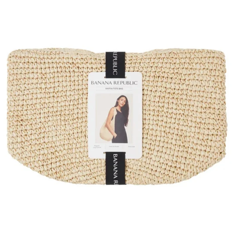 BANANA REPUBLIC - Sac Fourre-Tout en Raphia