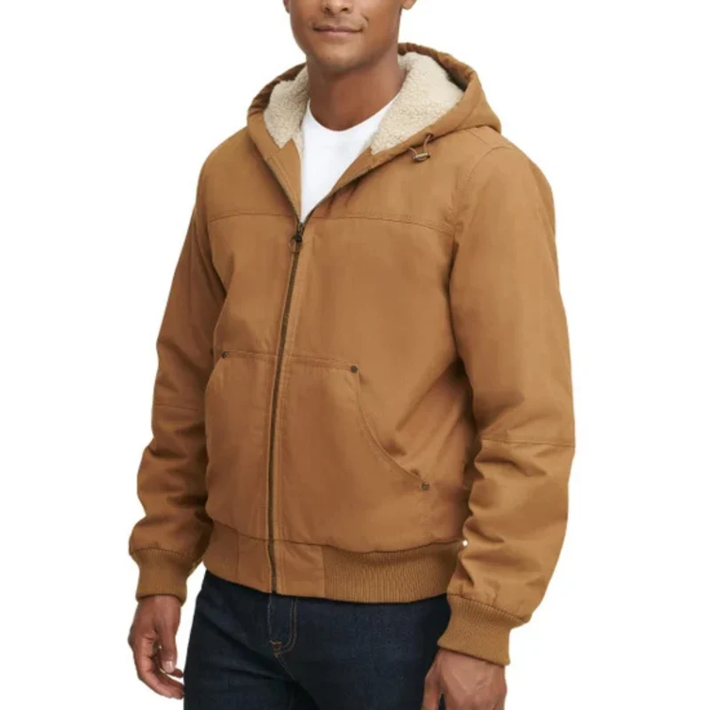 G.H. BASS & CO. - Manteau en Toile et Sherpa pour Homme
