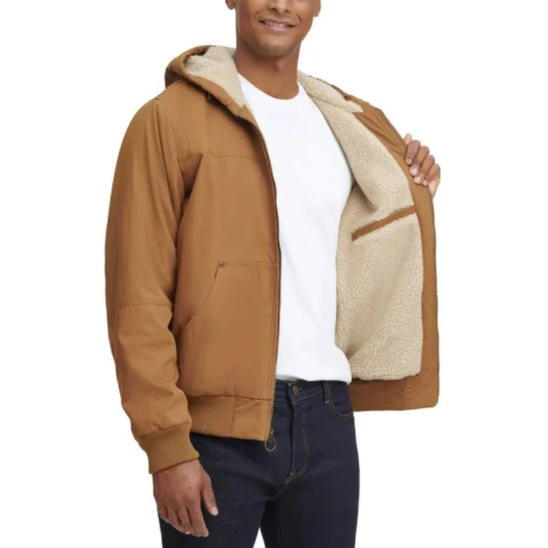 G.H. BASS & CO. - Manteau en Toile et Sherpa pour Homme
