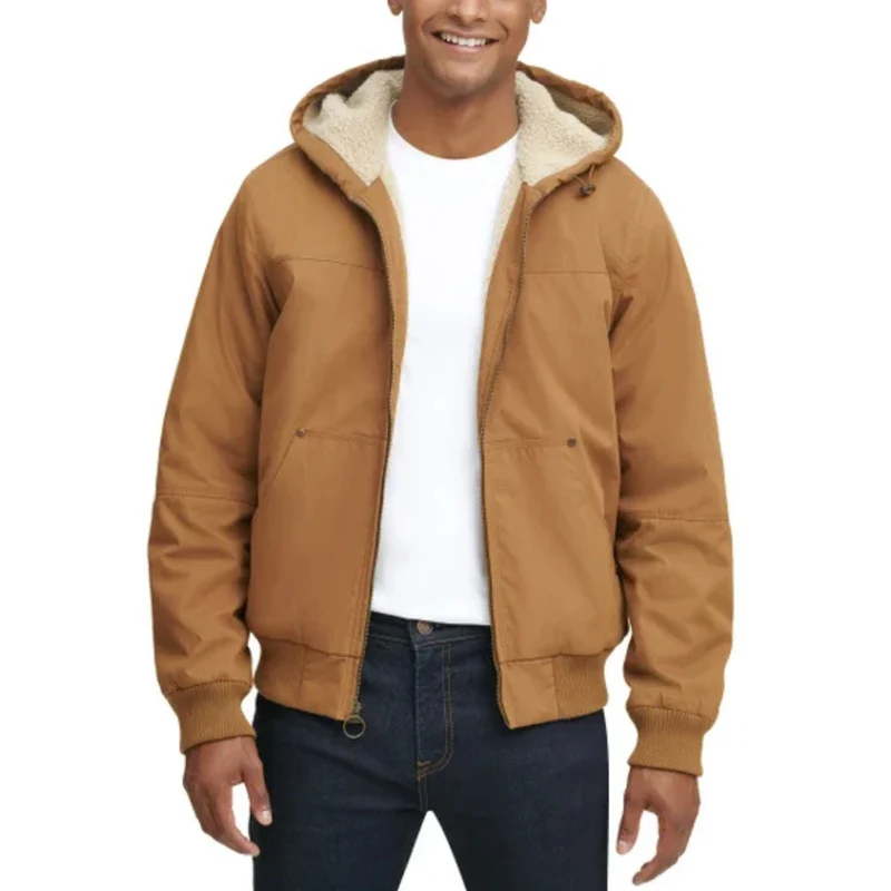 G.H. BASS & CO. - Manteau en Toile et Sherpa pour Homme